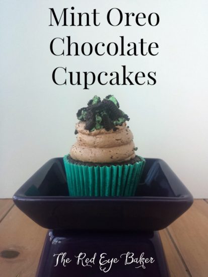 Mint Oreo Cupcakes | The Red Eye Baker