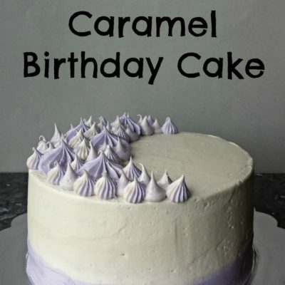 Chocolate Caramel Birthday Cake