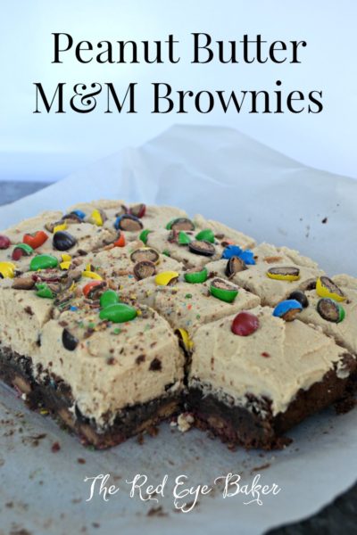 Peanut Butter M&M Brownies